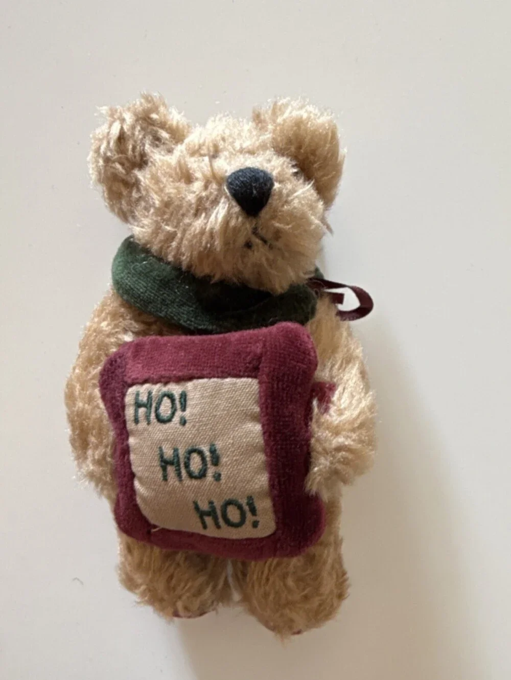 Boyds‎ Bears Archive Series Handmade Christmas Plush Bear with Ho Ho Ho Pillow